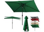 Ombrellone Izrielar 1,4 × 2,1 M In Più Parti – Ombrellone Rettangolare Componibile Per Balcone, Verde
