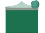 Telo Laterale 3X2Mt Verde Impermeabile Per Gazebo Richiudibile 3X3Mt