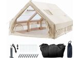 Tenda Da Campeggio Gonfiabile Izrielar Villa – Comoda Tenda Da Campeggio Per Famiglie Con Baldacchino Tenda Da Campeggio Gonfiabile 300X400X210Cm