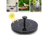 Izrielar 1,5W Pompa Solare Fontana Solare Rotonda ⌀160Mm Per Giardino, Vasca Per Uccelli, Decorazione Con Giochi D'acqua, Pompa Solare Per Fontana Da Laghetto