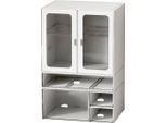 Inf Organizzatore Impilabile Per Tazze - Porta Tazze Antipolvere Con Ante Magnetiche E Cassetti