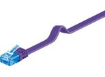 Goobay Cavo Patch Piatto Cat 6A U/Utp Viola 1 M