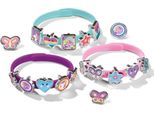 Totum 071551 Charm Unicorno - Braccialetti 3 Colori Diversi Con 18 Charms E Diversi Motivi E Forme Multicolore Per Bambini