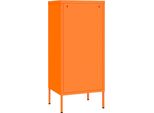 Syfax™ Armadietto Arancione 42,5X35X101,5 Cm In Acciaio