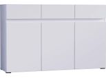 Credenza Rimini Cassettiera Senza Maniglie Colore Selezionabile, Bianco