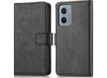 Imoshion Custodia Per Motorola Moto G05/Motorola Moto E15 - Flip Cover Bookcase Flip - Nero