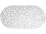 Tappetino Da Bagno Antiscivolo Ring 69 X 36 Cm Ventose Cerchi Bianchi