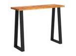 Syfax™ Tavolo Consolle Bordi Vivi 110X35X80 Cm Legno Massello Acacia