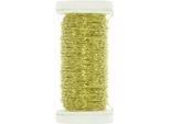 Filo Metallico Per Fiori, Ondulato, Dorato, 1 Pz.