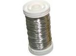 Filo Metallico Argentato Per Fiori, 0,35 Mm, 40 M, 75 G, 1 Pz.