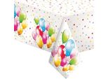 Tovaglia Di Carta Ballons Palloncini Di Compleanno 120X180 Cm