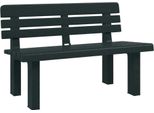 Syfax™ Panchina Da Giardino Verde 110X52X71 Cm In Polipropilene