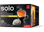 Set Di 100 Cialde E.S.E. Solo Caffè Monorigine Uganda Per Macchine Da Caffè Polti