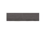 Syfax™ Piano Tavolo Marrone 160X40X(2-4) Cm Rovere Massello Trattato
