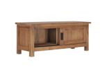 Syfax™ Mobile Porta Tv 90X30X35 Cm In Legno Massello Di Teak
