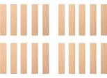 Stoppini In Legno Per Candele, 50 X 10 X 1 Mm, 20 Pezzi