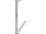Syfax™ Set 4 Gambe Cromate Per Tavolo Regolabili In Altezza 710 Mm
