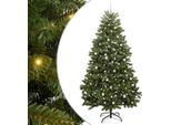 Vidaxl Albero Di Natale Artificiale Verde 240 Cm In Pvc E Metallo
