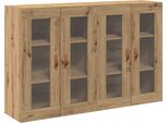 Syfax™ Armadi Da Parete 2 Pcs Rovere Artigianale 69,5 X 34 X 90 Cm