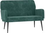 Syfax™ Panca Verde Scuro 108X79X79 Cm In Velluto