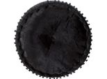 Syfax™ Pouf Rotondo In Velluto 40X20 Cm Antracite