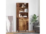 Maison Exclusive - Credenza Alta In Legno Antico 69,5 X 34 X 180 Cm Materiale Ligneo