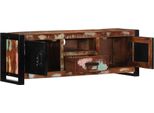 Syfax™ Mobile Porta Tv 100X30X35 Cm In Legno Massello Di Recupero