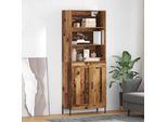 Maison Exclusive - Credenza In Legno Antico 69,5 X 32,5 X 180 Cm Materiale Ligneo