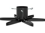 Maison Exclusive - Supporto Per Albero Di Natale 1,73 Nero 50 X 50 X 15,5 Cm Acciaio