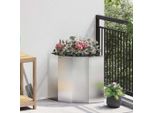 Maison Exclusive - Fioriera Angolare Argento 45 X 45 X 50 Cm Acciaio Inossidabile