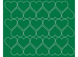 Adesivi A Forma Di Cuore Per San Valentino, 4 Cm, 30 Pezzi, Verde Brillante
