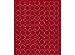 Adesivi Rotondi, Diametro 4 Cm, 99 Pezzi, Rosso Scuro, Opachi