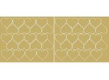 Adesivi A Forma Di Cuore Per San Valentino, 5 Cm, 40 Pezzi, Dorati Lucidi