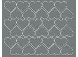 Adesivi A Forma Di Cuore Per San Valentino 4 Cm Sticker Seduszko 30 Pezzi Grigio Opaco.