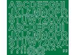 Adesivi Con Lettere Autoadesivi, 2,5 Cm, Verde Brillante