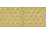 Adesivi A Forma Di Cuore Per San Valentino, 5 Cm, 40 Pezzi, Oro Opaco