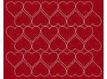 Adesivi A Forma Di Cuore Per San Valentino, 4 Cm, 30 Pezzi, Rosso Scuro Lucido