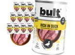 Cibo Umido Per Cani Bult Lattina Ricca Di Anatra Set 12X400G