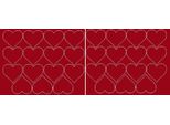 Adesivi A Forma Di Cuore Per San Valentino, 6 Cm, 30 Pezzi, Rosso Scuro, Opaco