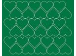 Adesivi A Forma Di Cuore Per San Valentino 4 Cm Seduszko 30 Pezzi Verde Opaco.