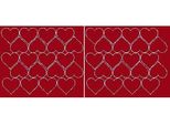 Adesivi A Forma Di Cuore Per San Valentino, 5 Cm, 40 Pezzi, Rosso Scuro Lucido