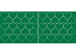Adesivi A Forma Di Cuore Per San Valentino, 5 Cm, 40 Pezzi, Verde Opaco