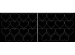 Adesivi A Forma Di Cuore Per San Valentino, 6 Cm, 30 Pezzi, Nero Opaco
