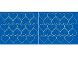 Adesivi A Forma Di Cuore Per San Valentino, 5 Cm, 40 Pezzi, Blu Opaco