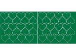 Adesivi A Forma Di Cuore Per San Valentino, 5 Cm, 40 Pezzi, Verde Brillante