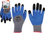 Guanti Da Giardinaggio Rivestiti In Lattice Dragon Blue, Taglia 8 (M), 1 Paio, Grigio-Blu-Nero