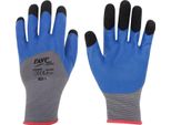 Guanti Da Giardinaggio Rivestiti In Lattice Dragon Blue, Taglia 9 - L, 1 Paio, Grigio-Blu-Nero