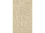 Adesivi Con Lettere Autoadesivi, 12 Cm, Beige, Lucidi