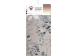Nicole Asciugamano Da Cucina In Cotone, 40 X 60 Cm, Codice Articolo 52321, Beige, Stampa Foglie Verde-Bianca