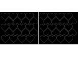 Adesivi A Forma Di Cuore Per San Valentino, 5 Cm, 40 Pezzi, Nero Lucido